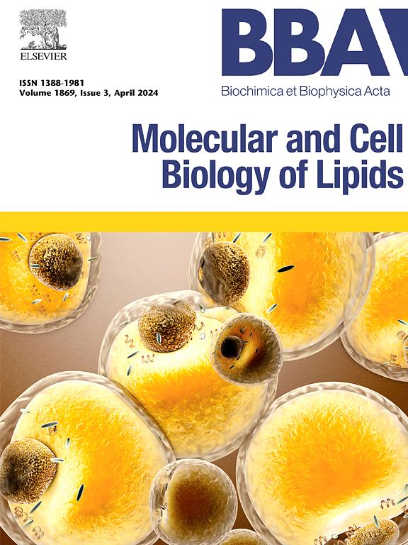 BBA Molecular and Cell Biology of Lipids